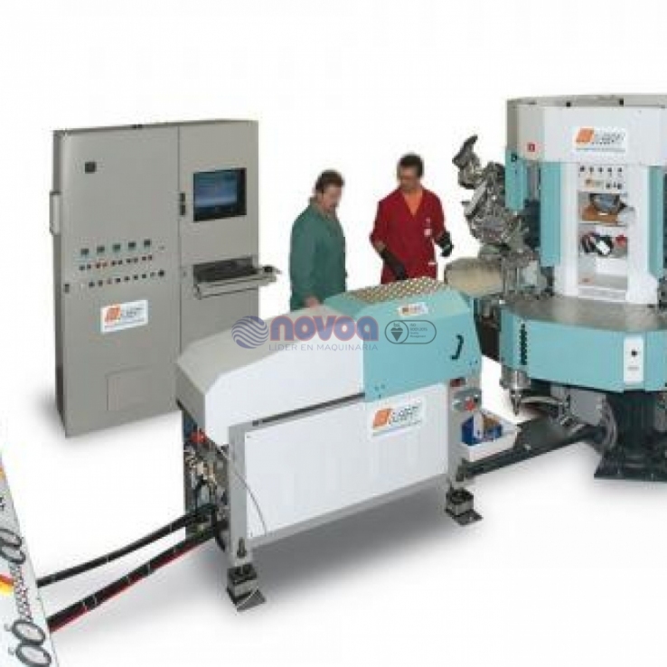 AMA Gusberti MAH 66-6. Máquina rotativa para inyección directa de suelas.