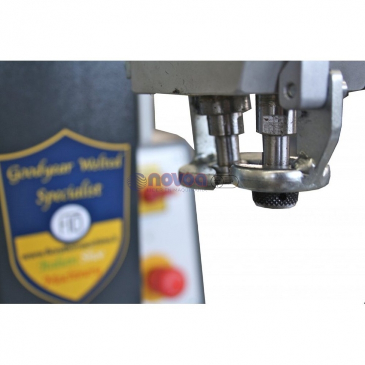 Fioretto UTF. Máquina recortadora del corte goodyear.
