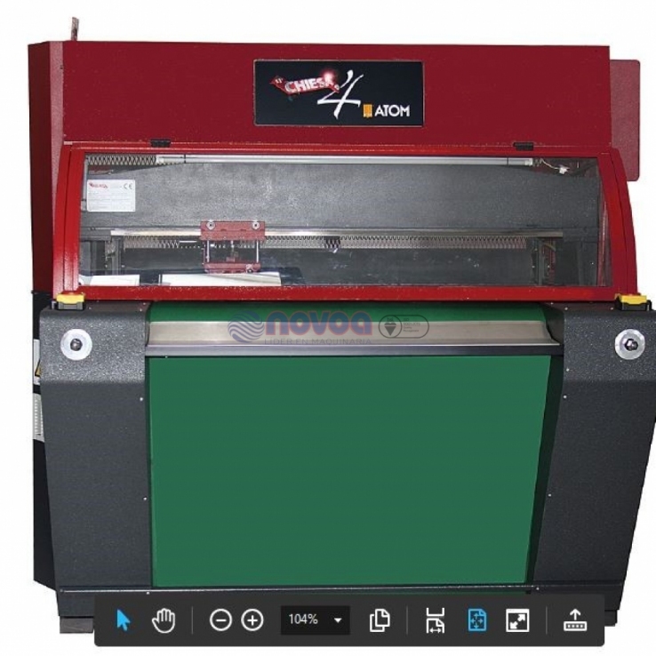 Chiesa Mod. Micro Small Speedy. Máquina de corte (cortadora/troqueladora).