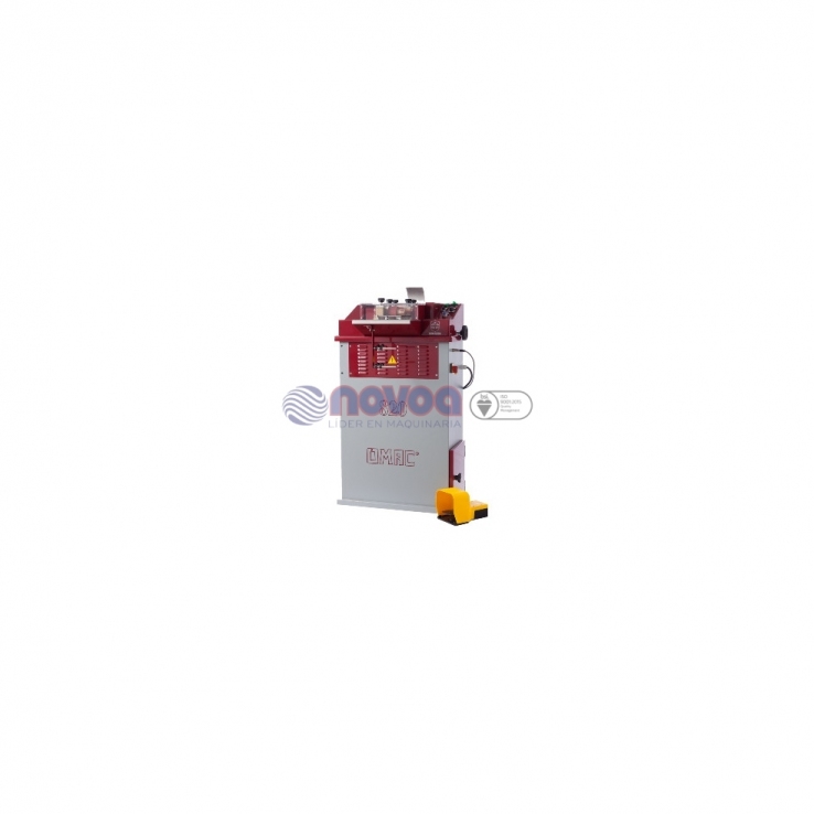 OMAC 820. Máquina para acoplar y refilar con afilador.