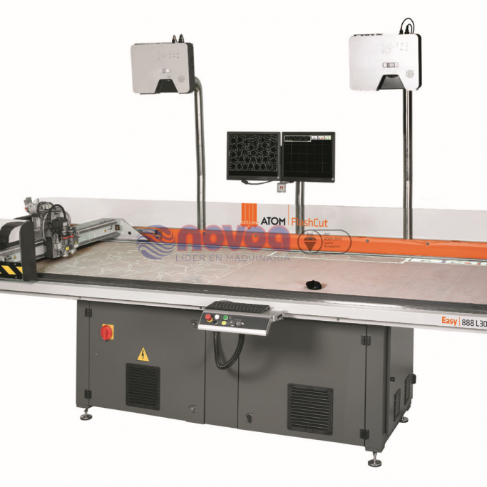 ATOM FlashCut Easy 888 L30. Sistema de corte por cuchilla oscilante.
